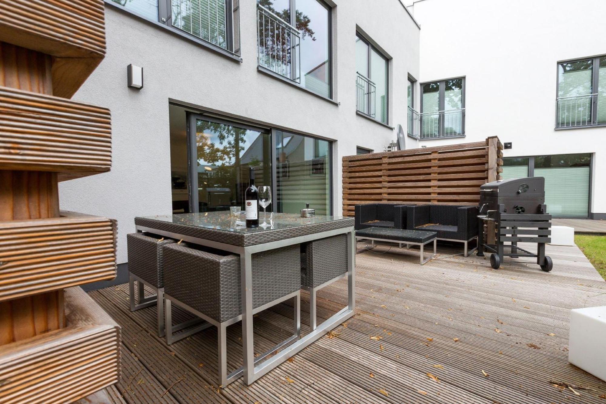 Residenz Mare Baltikum Fewo 3 - Strandnah, Terrasse, Sauna 朱列斯拉赫 外观 照片