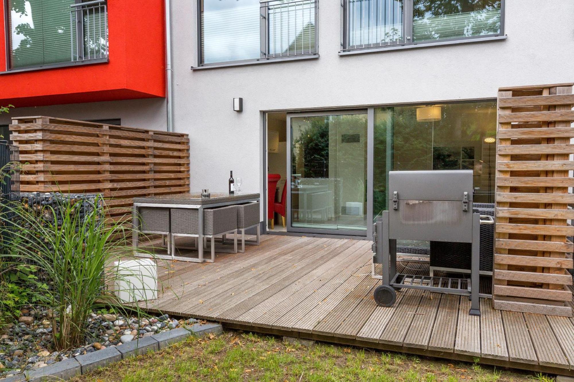 Residenz Mare Baltikum Fewo 3 - Strandnah, Terrasse, Sauna 朱列斯拉赫 外观 照片